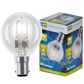 Halogen "Eco" 18W Clear BC